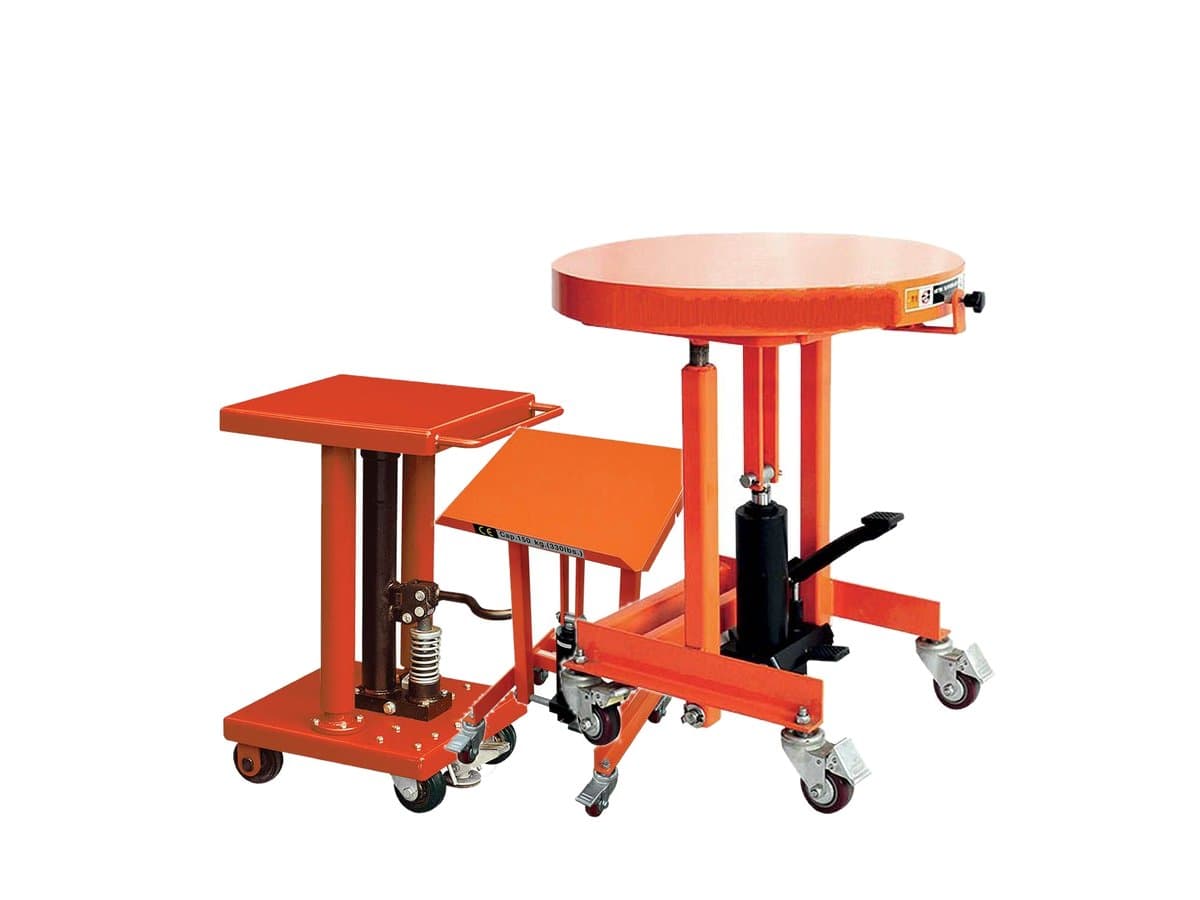 Tables élévatrices de mise à niveau