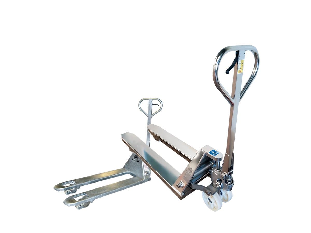 Transpalettes manuels galvanisés et inox