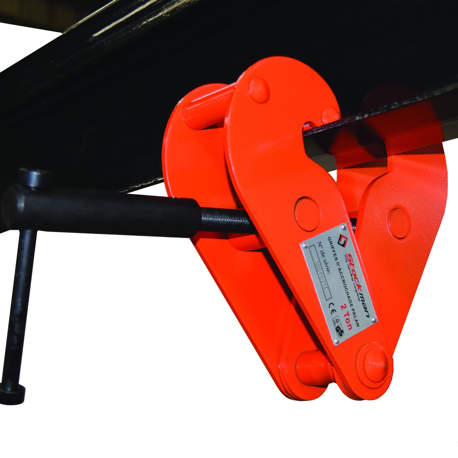 Griffe d’accrochage palan mise en place rapide 1000 kg