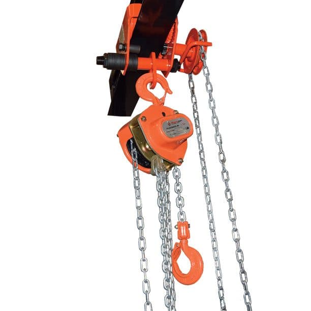 Chariot porte palan manuel 500 kg
