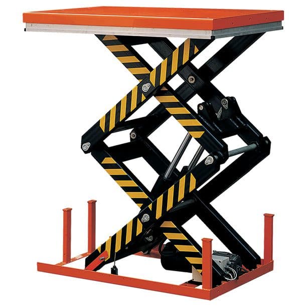 Table élévatrice électrique double ciseaux 1000 kg