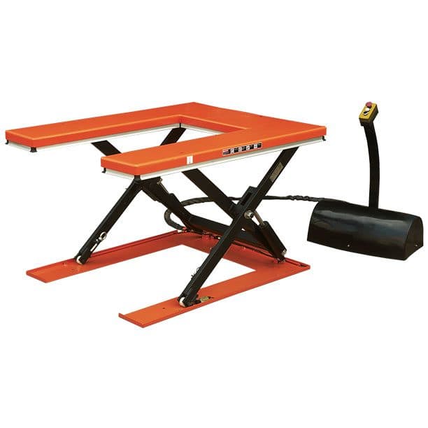 Table élévatrice électrique plateau en U 1000 kg