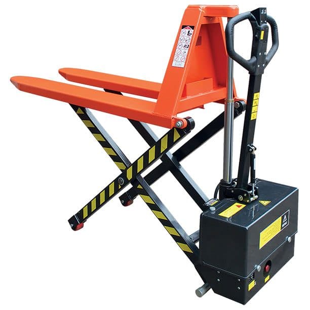 Transpalette électrique haute levée 1000 kg 1140 mm / 520 mm