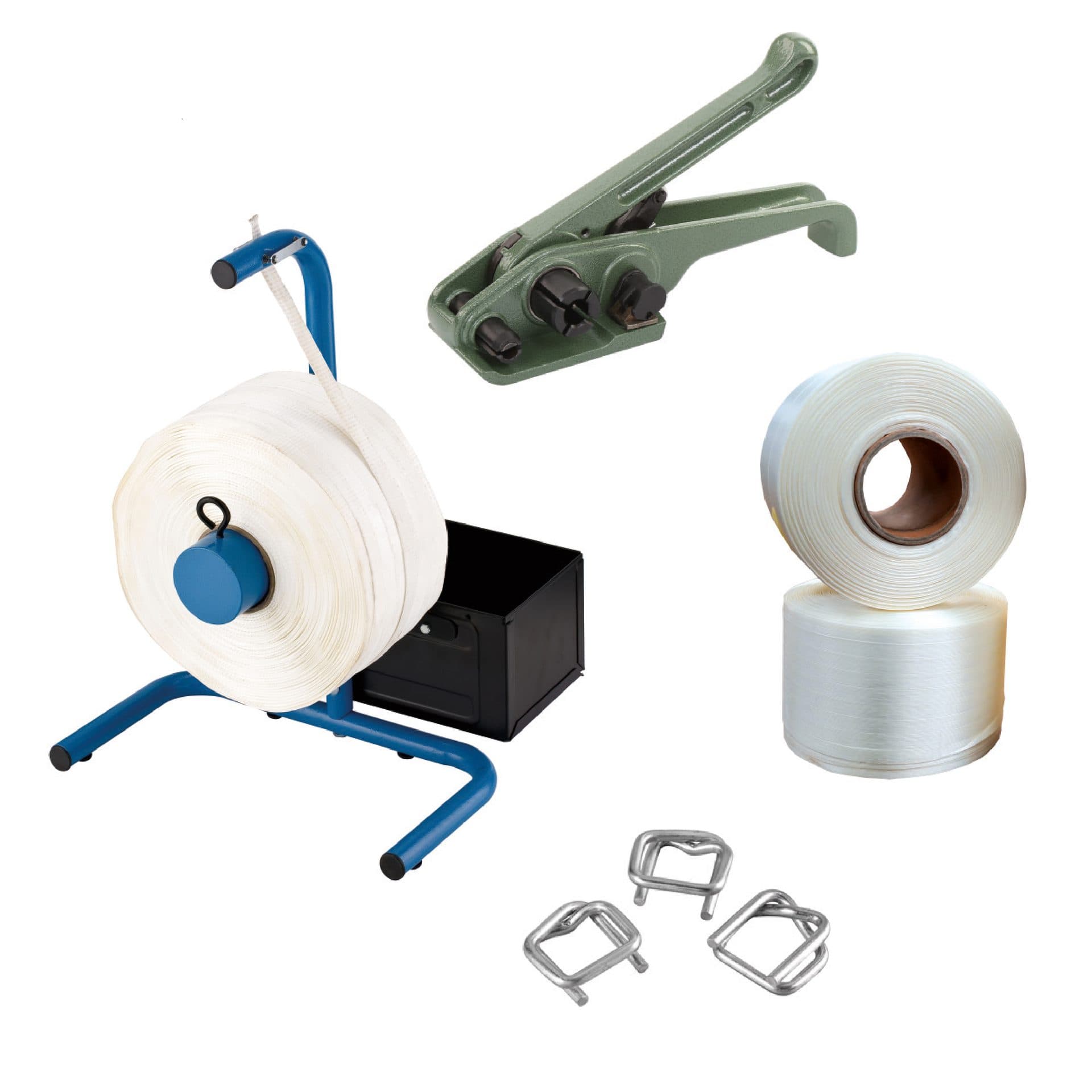 Kit de cerclage pour feuillard textile