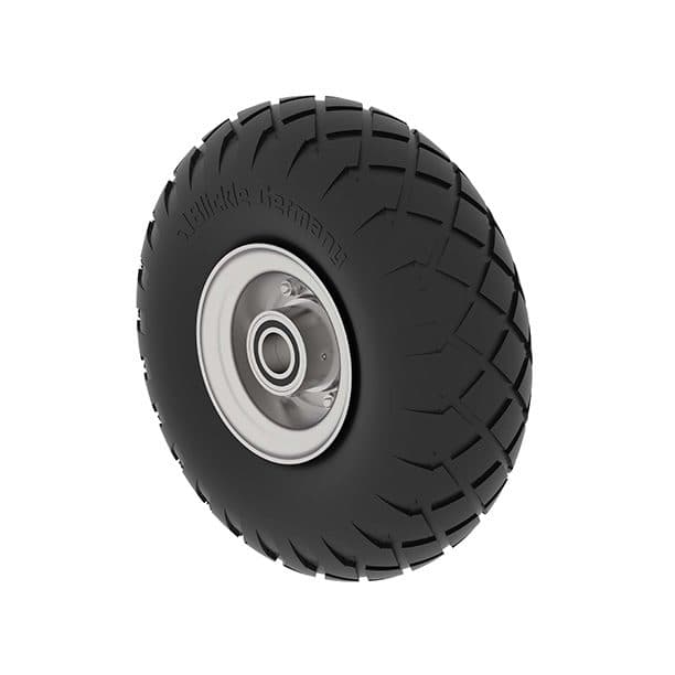 Roue avant pneumatique Ø 300 mm pour grue MILOAD, charge 450 kg