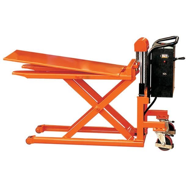Transpalette haute levée électrique grande stabilité largeur 538 mm 500 kg