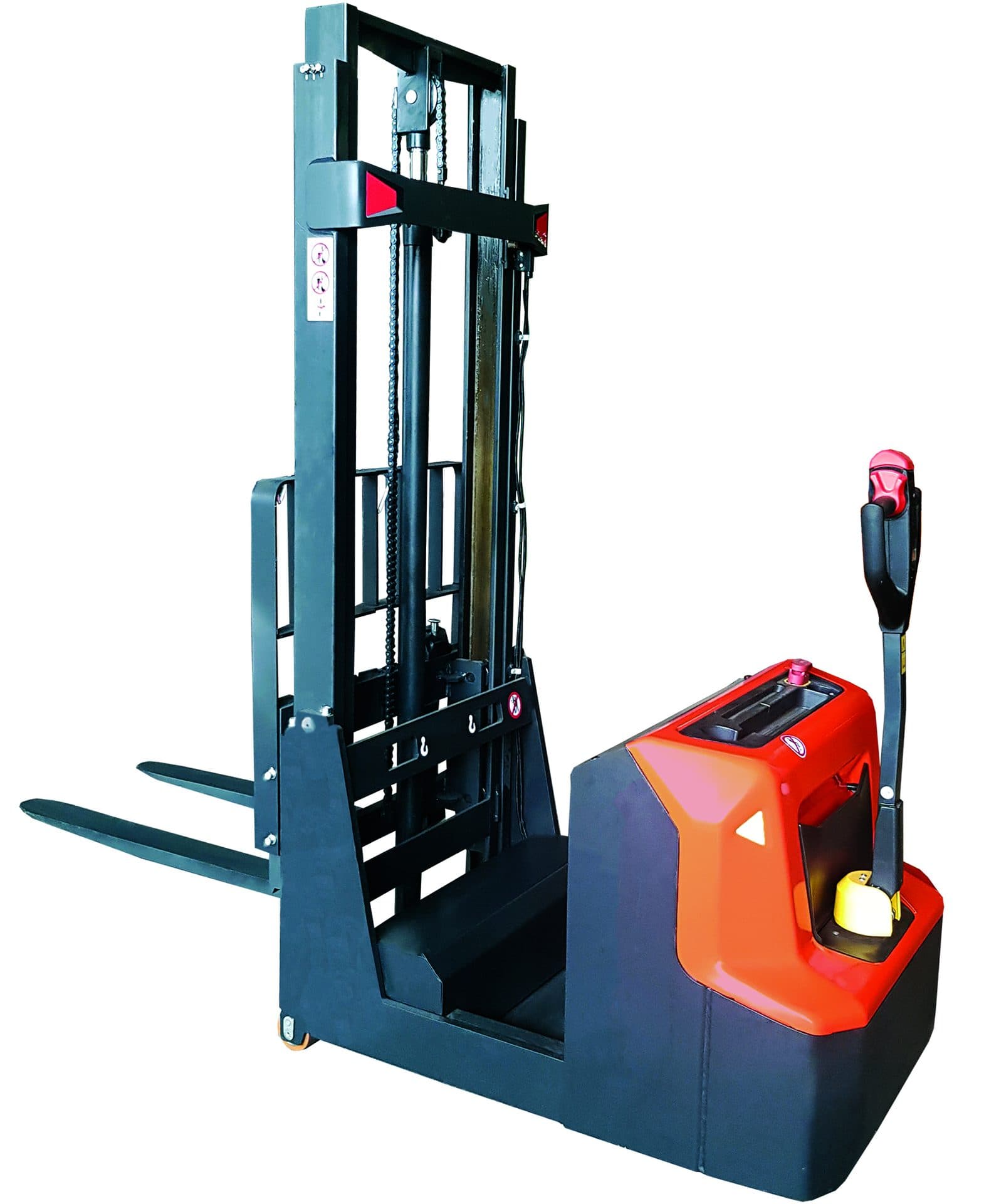 Gerbeur électrique porte-à-faux 600 kg levée 1600 mm lithium 24 V / 60 Ah