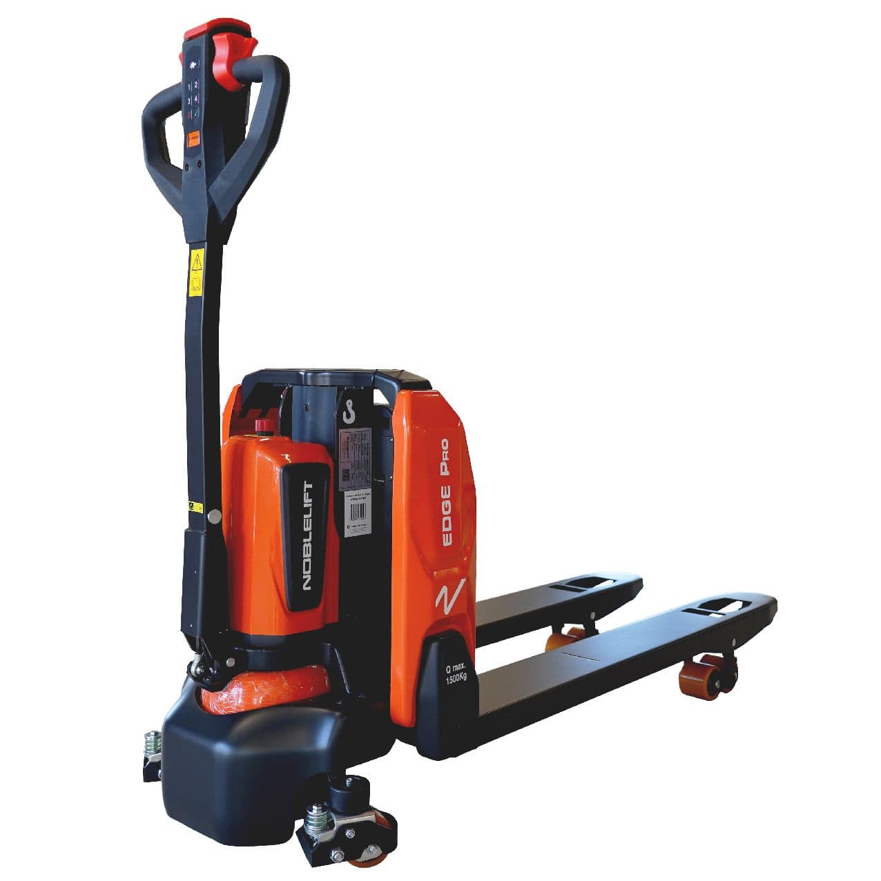 Transpalette électrique PTE15NPRO 1.5 tonne, usage intensif et batterie lithium de 40 Ah
