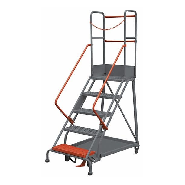 Escabeau de sécurité à immobilisation automatique 4 marches