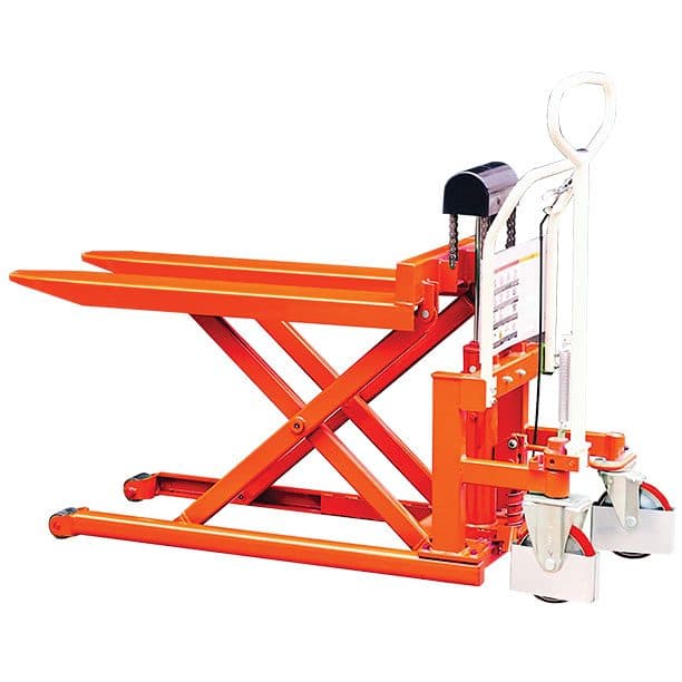 Transpalette haute levée manuel grande capacité largeur 526 mm 500 kg SANS TIMON