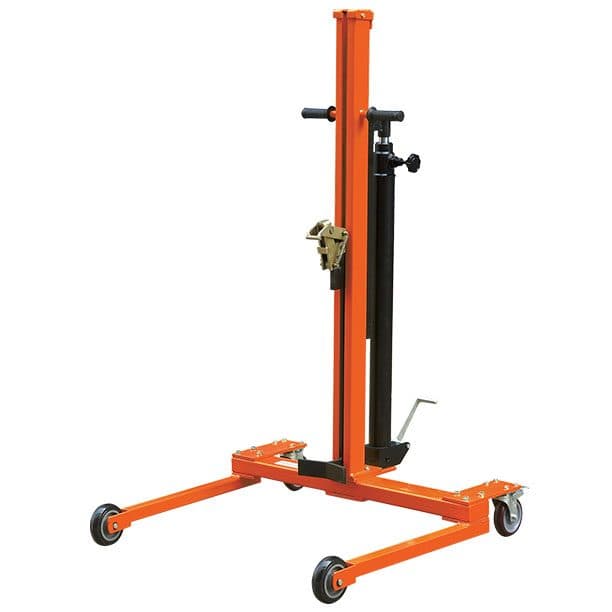 Lève-fût hydraulique encadrant 300 kg grandes roues